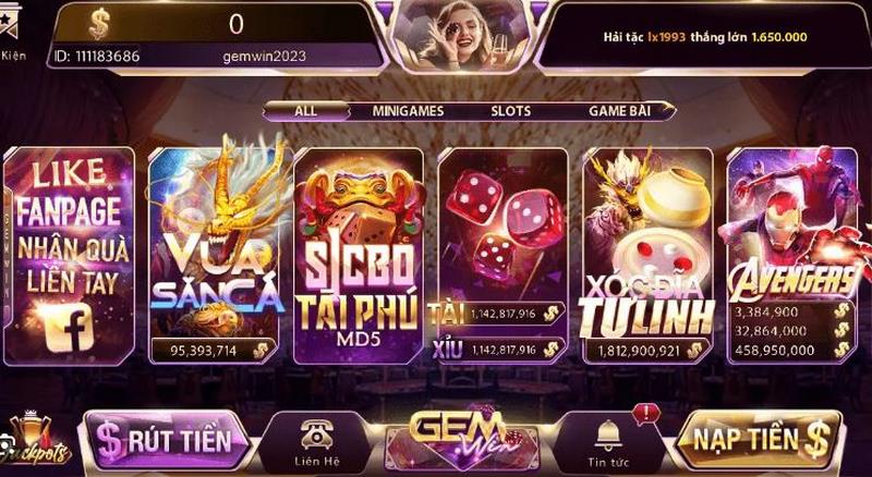 cổng game GemWin