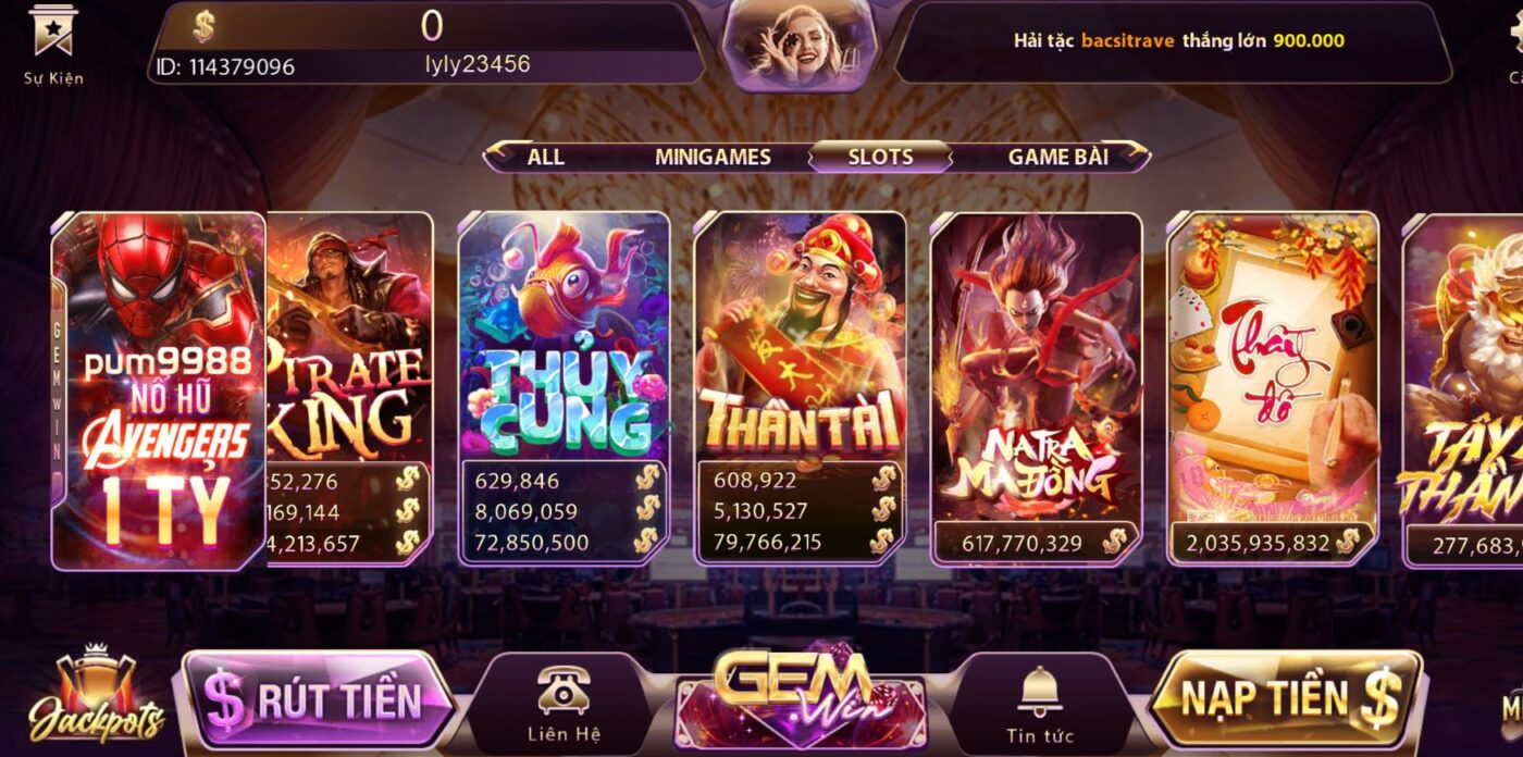 Chơi Game slot Thần tài tại gemwin